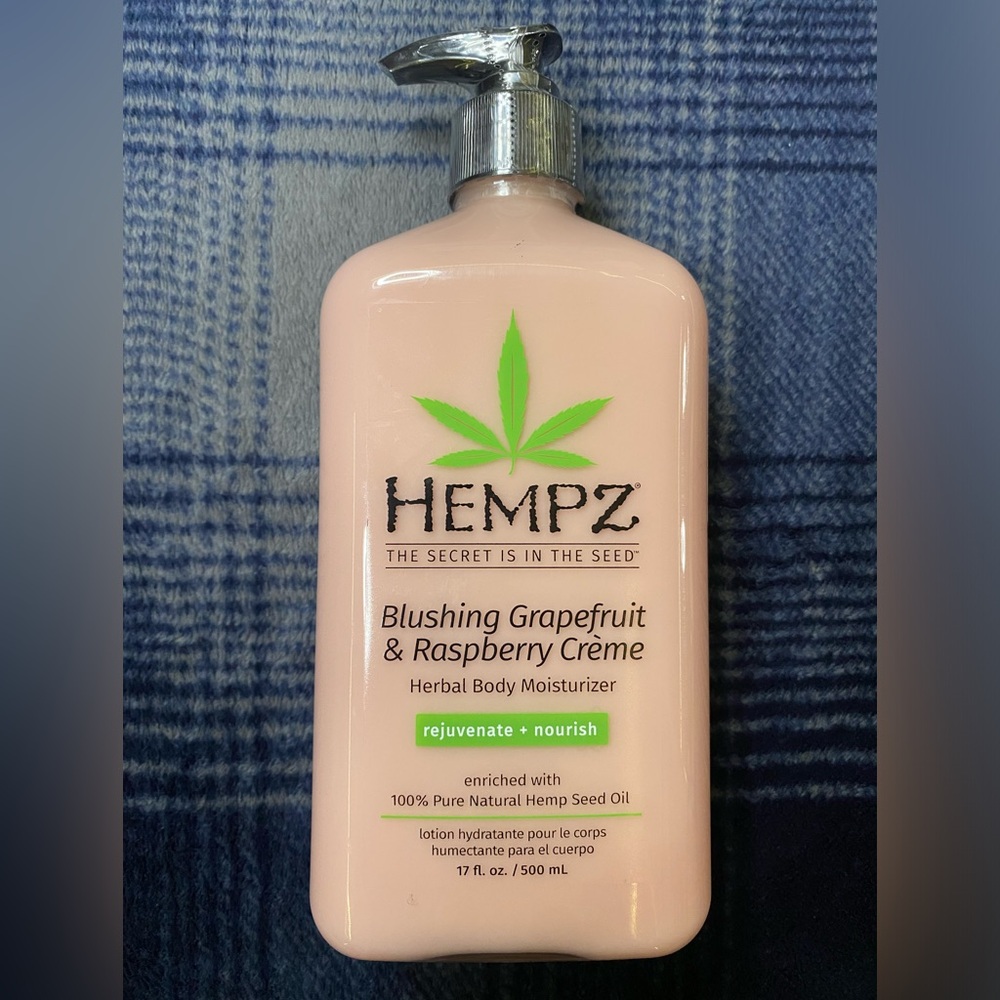 HEMPZ Blushing Grapefruit & Raspberry Crème Herbal Body Moisturizer - 17 fl oz